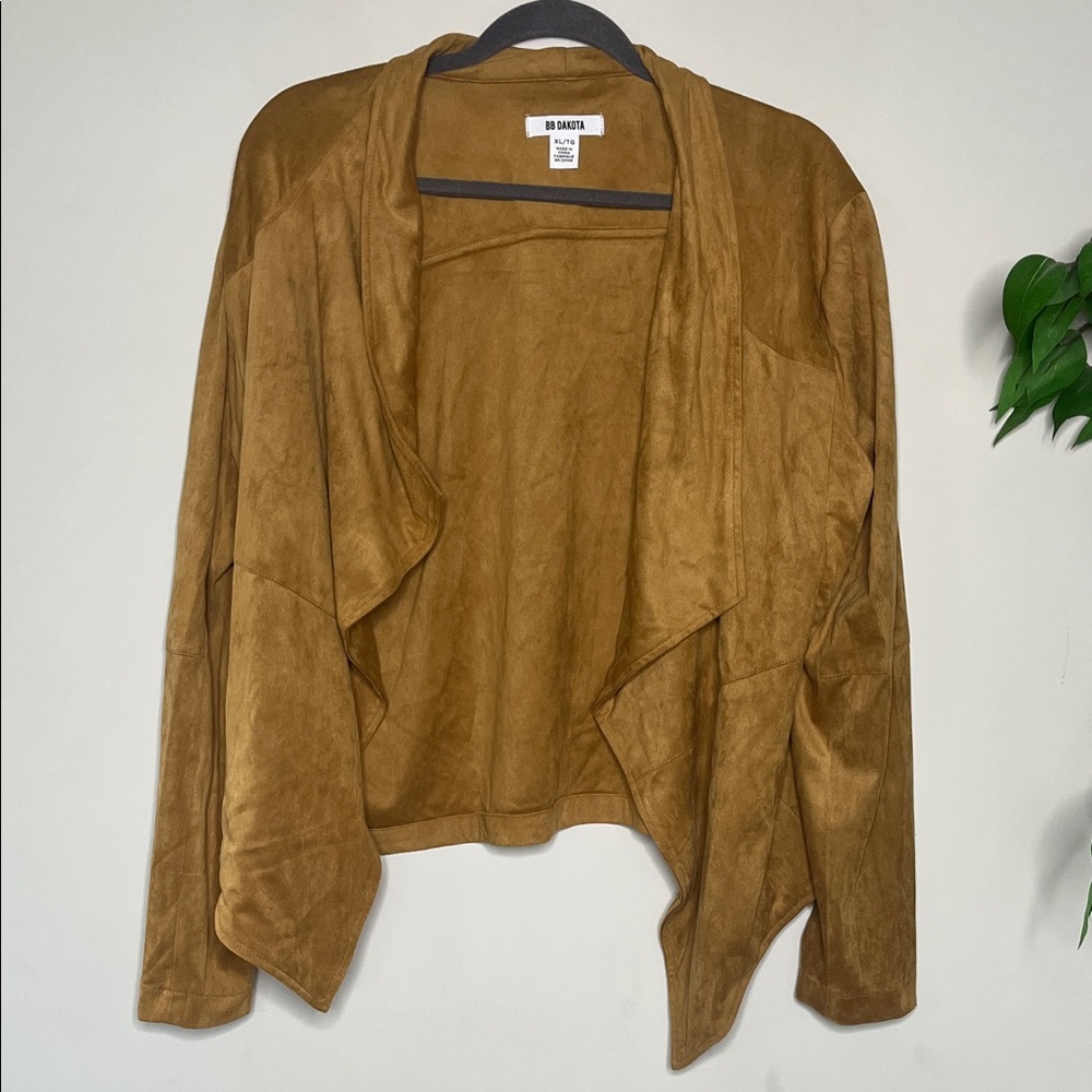 BB Dakota Women's Brown Suede Blazer